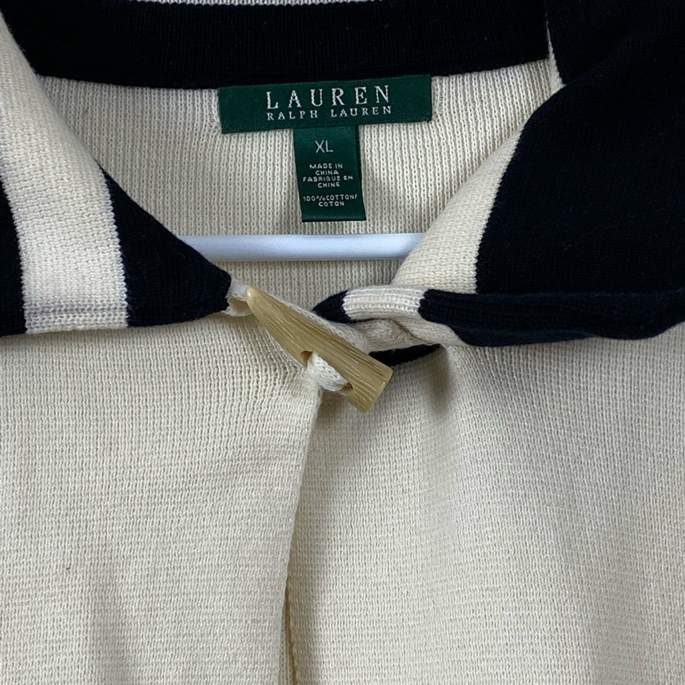 Ralph Lauren cardigan Ivory and Black